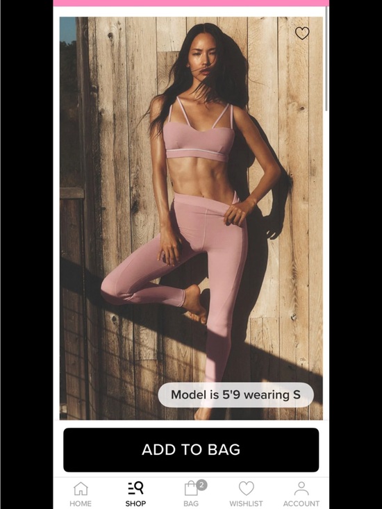 ALO Yoga Pants - ALO Yoga Vintage Pink High-Waist Legging